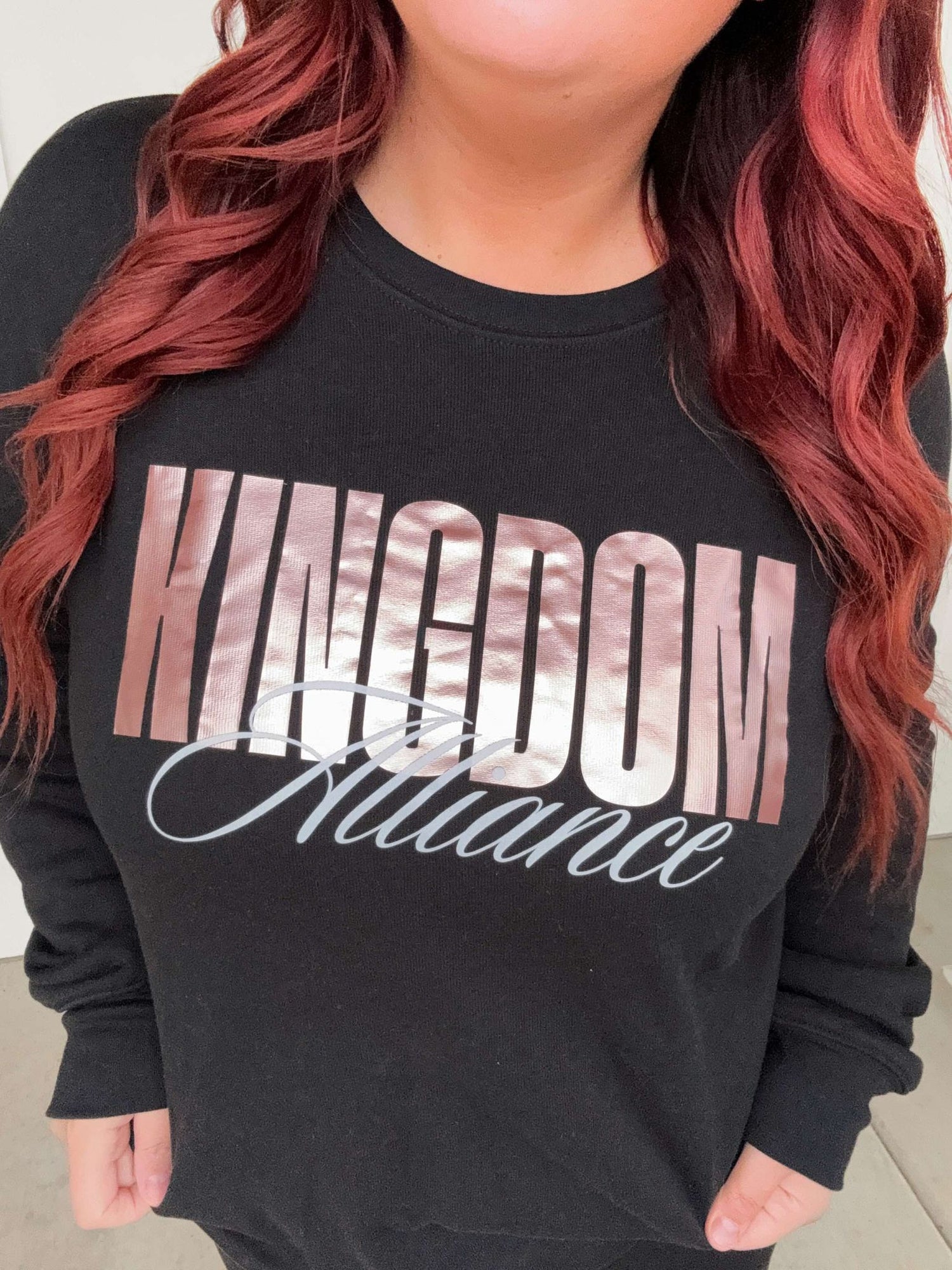 Kingdom Alliance Rosegold Crewneck