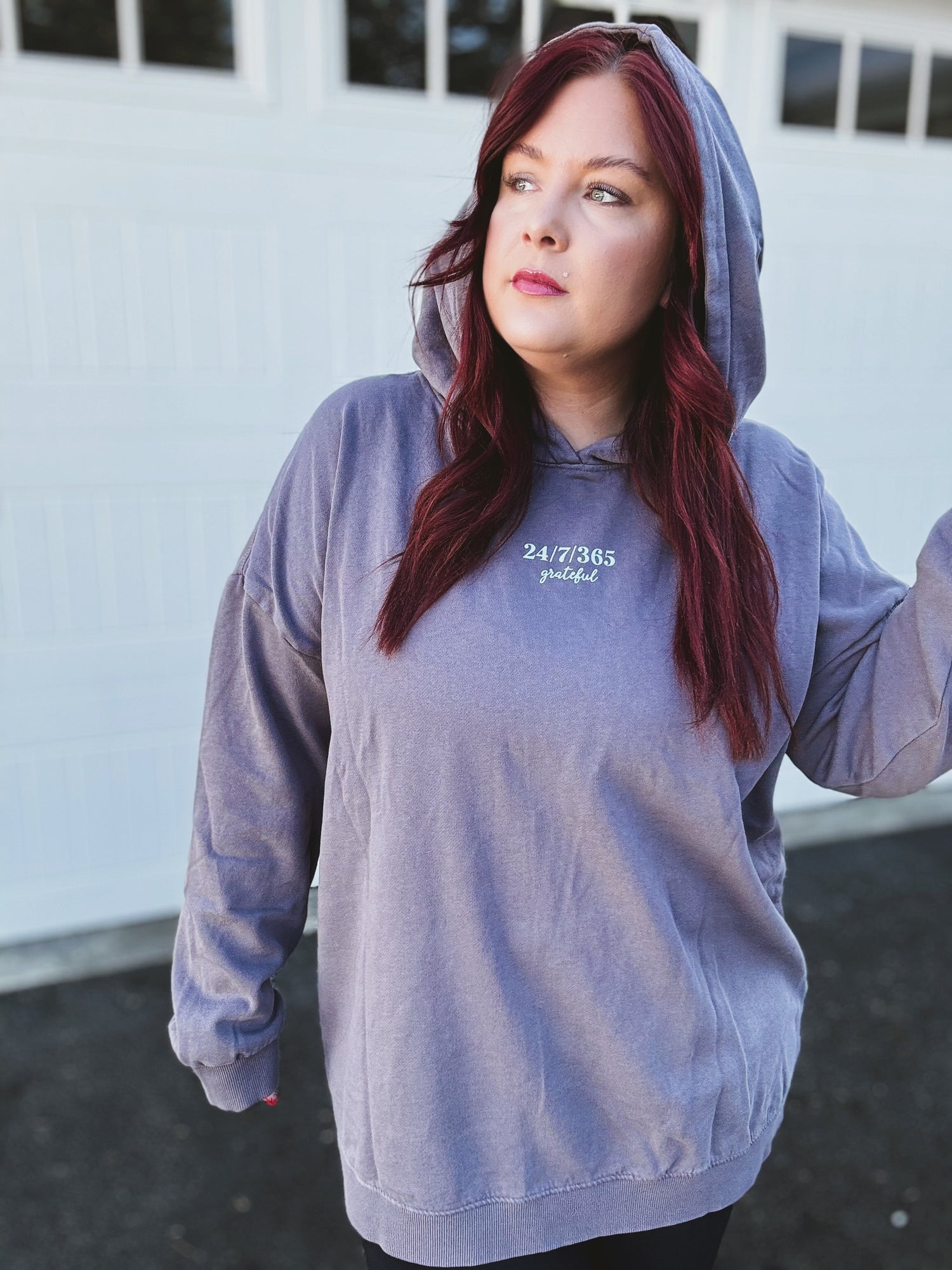 Slow Down There is Purpose in Every Season Overesized Hoodie