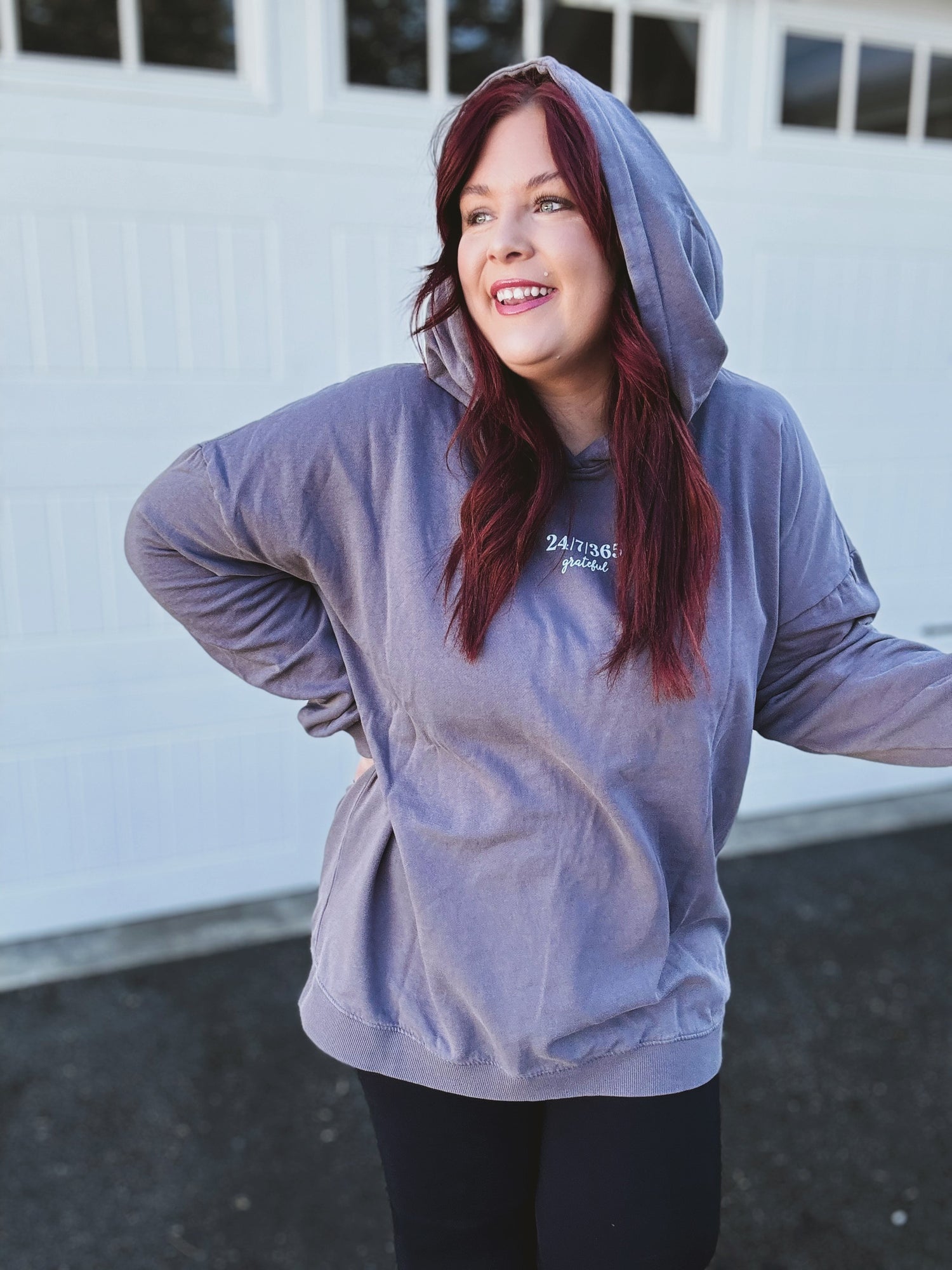 Slow Down There is Purpose in Every Season Overesized Hoodie