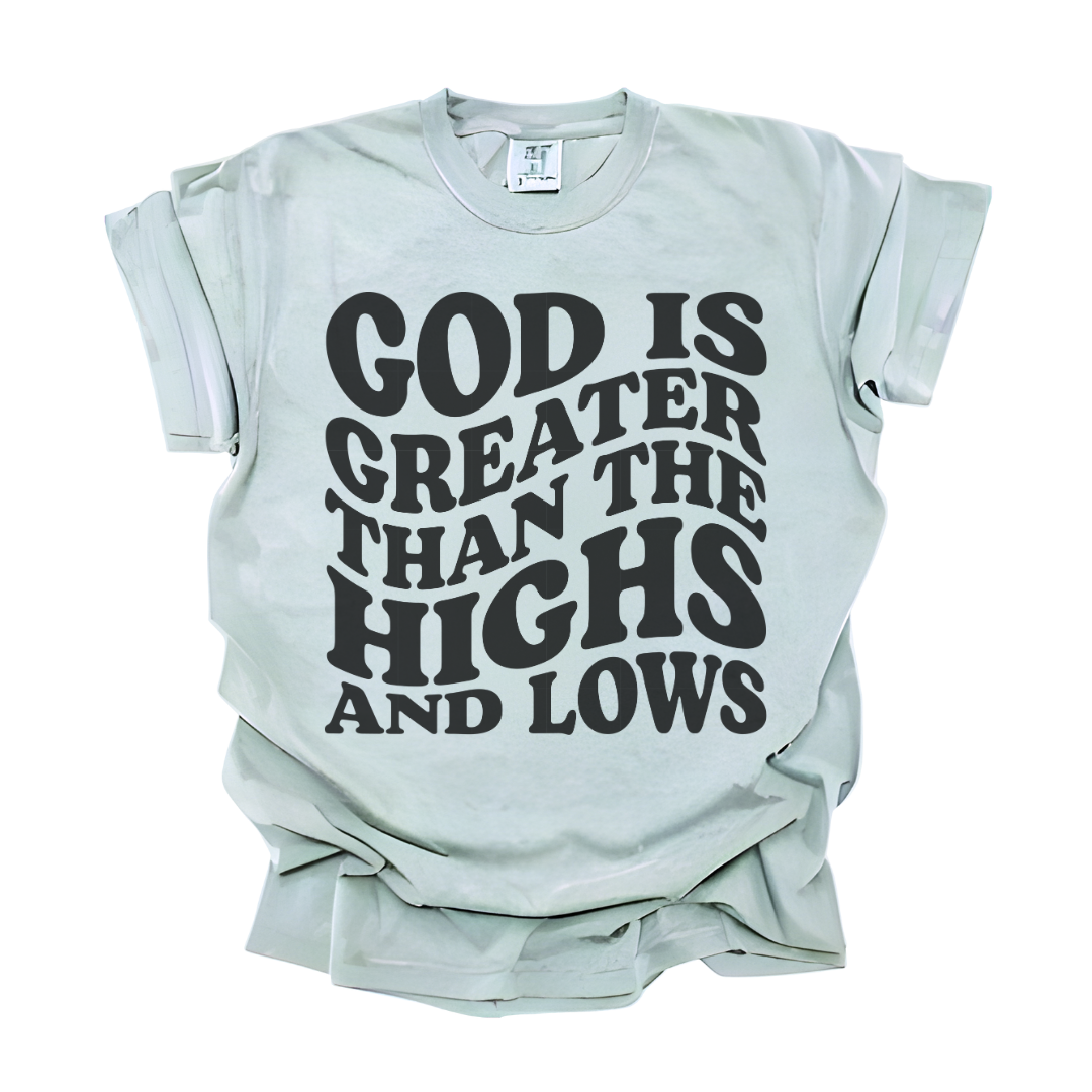 God is Greater Tee - Sage