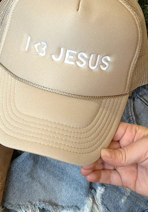 I Heart Jesus Trucker Hat