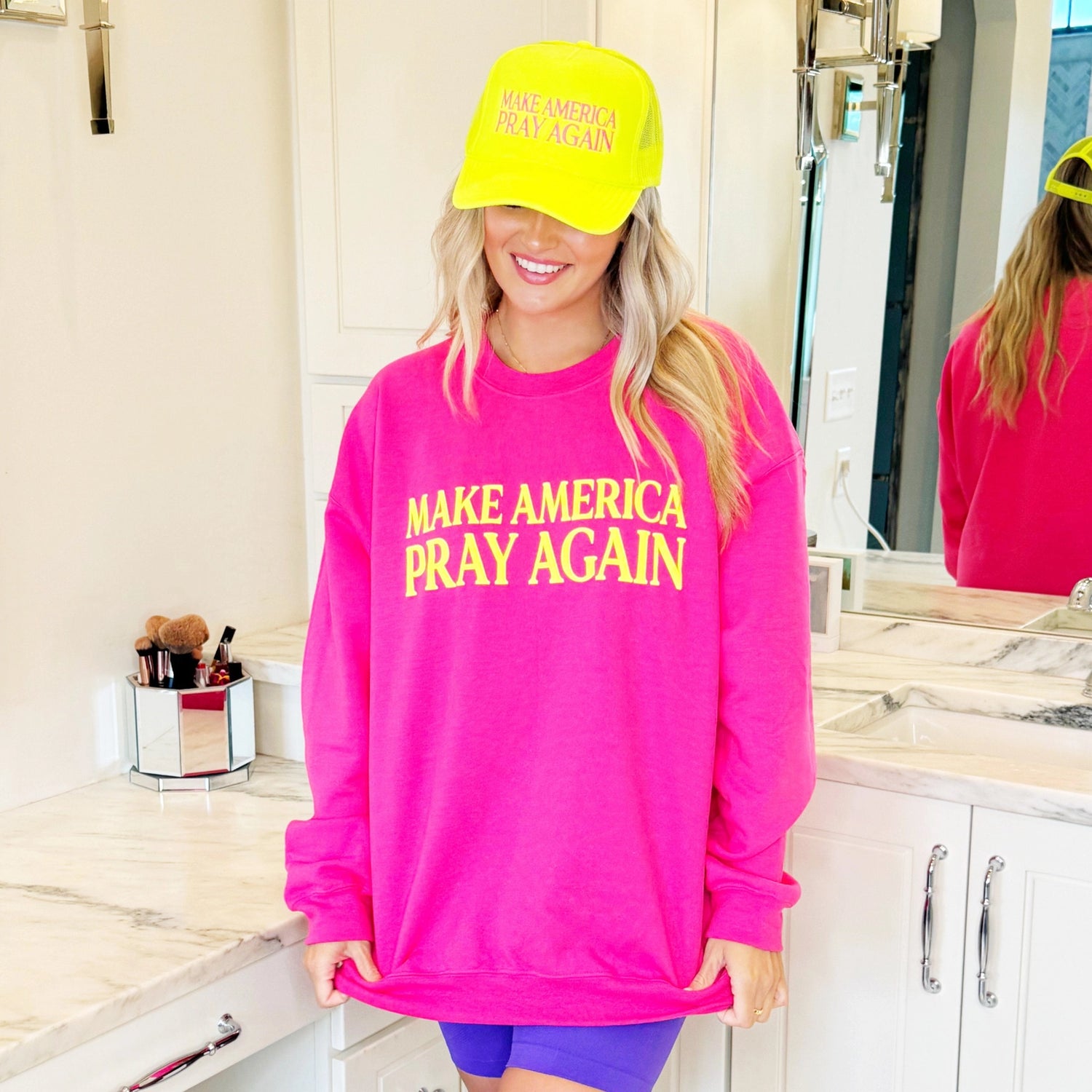 Make America Pray Again Crewneck Sweatshirt