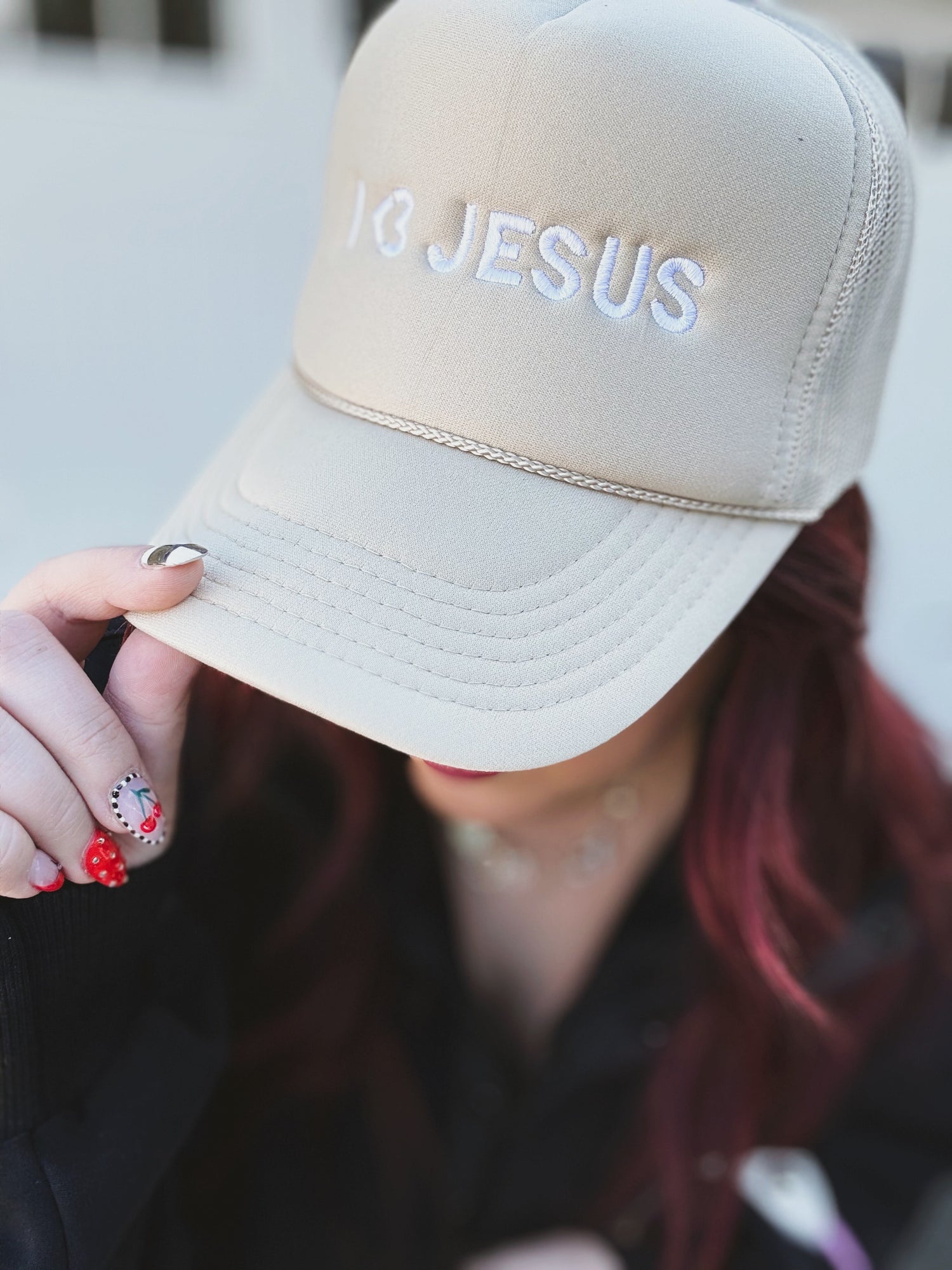 I Heart Jesus Trucker Hat