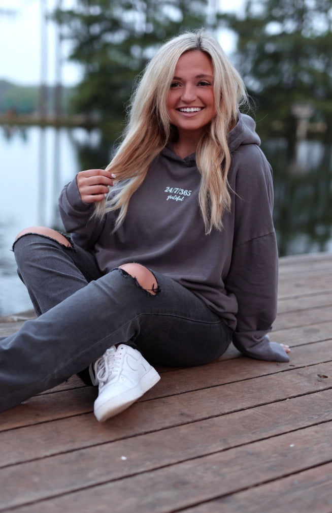 Slow Down There is Purpose in Every Season Overesized Hoodie